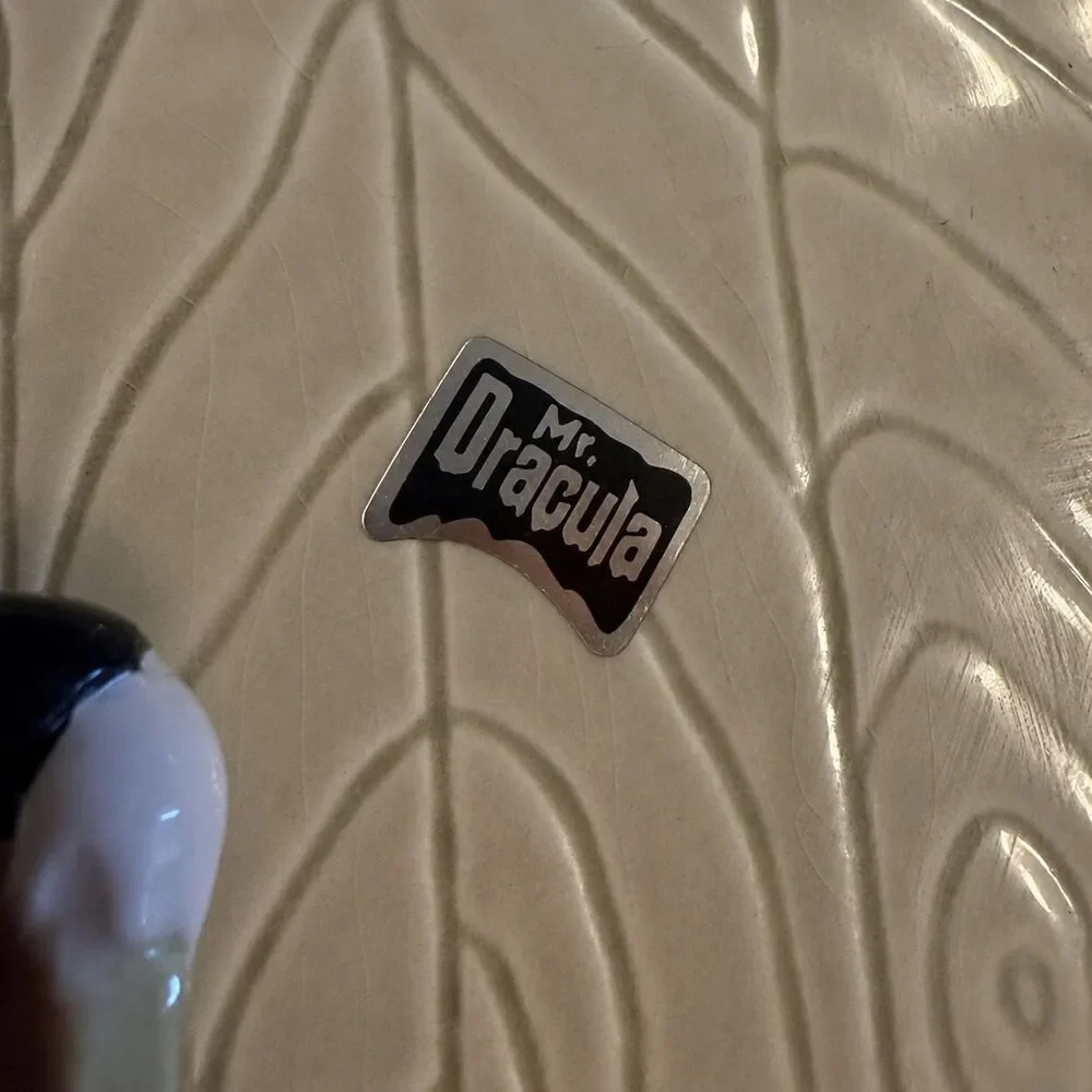 Vintage Kato Kogei Mr Dracula Secret Room Ceramic Valet Tray Japan